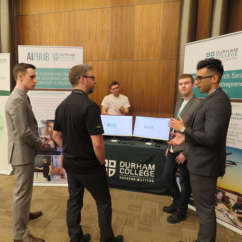 DC students present AI project on Parliament Hill