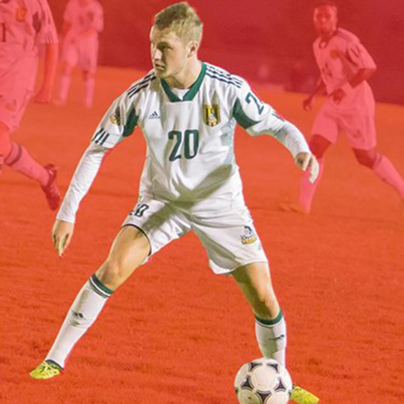 Bruce Cullen, captain of the men’s soccer team being named a CCAA All-Canadian