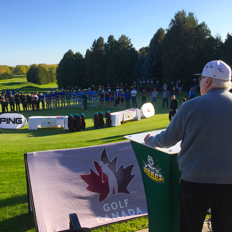 DC hosting the 2017 PING Canadian Collegiate Athletic Association (CCAA) Golf Championship