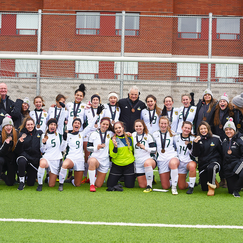 The women’s soccer team won its first pre-season match on the newly renovated Vaso’s Field, which is equipped with FIFA-certified artificial turf, the first of-its-kind at a Canadian post-secondary institution.