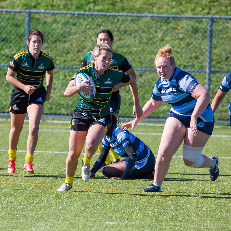 The Women’s Rugby team won the OCAA Silver Medal.
