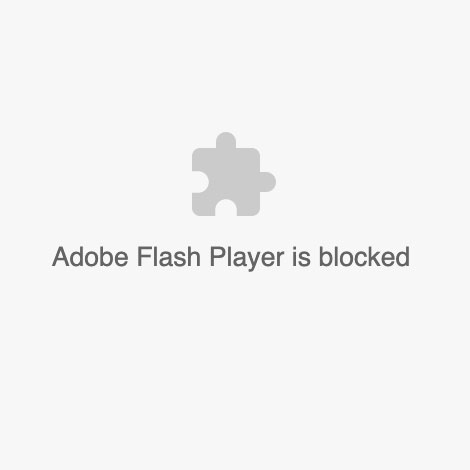 Adobe Flash Player is Blocked Image