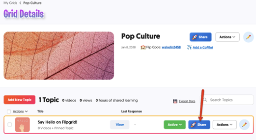 FlipGrid Add to DCConnect using link