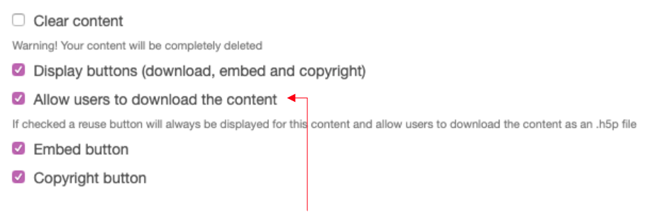 H5P Allowing Disabling Reuse