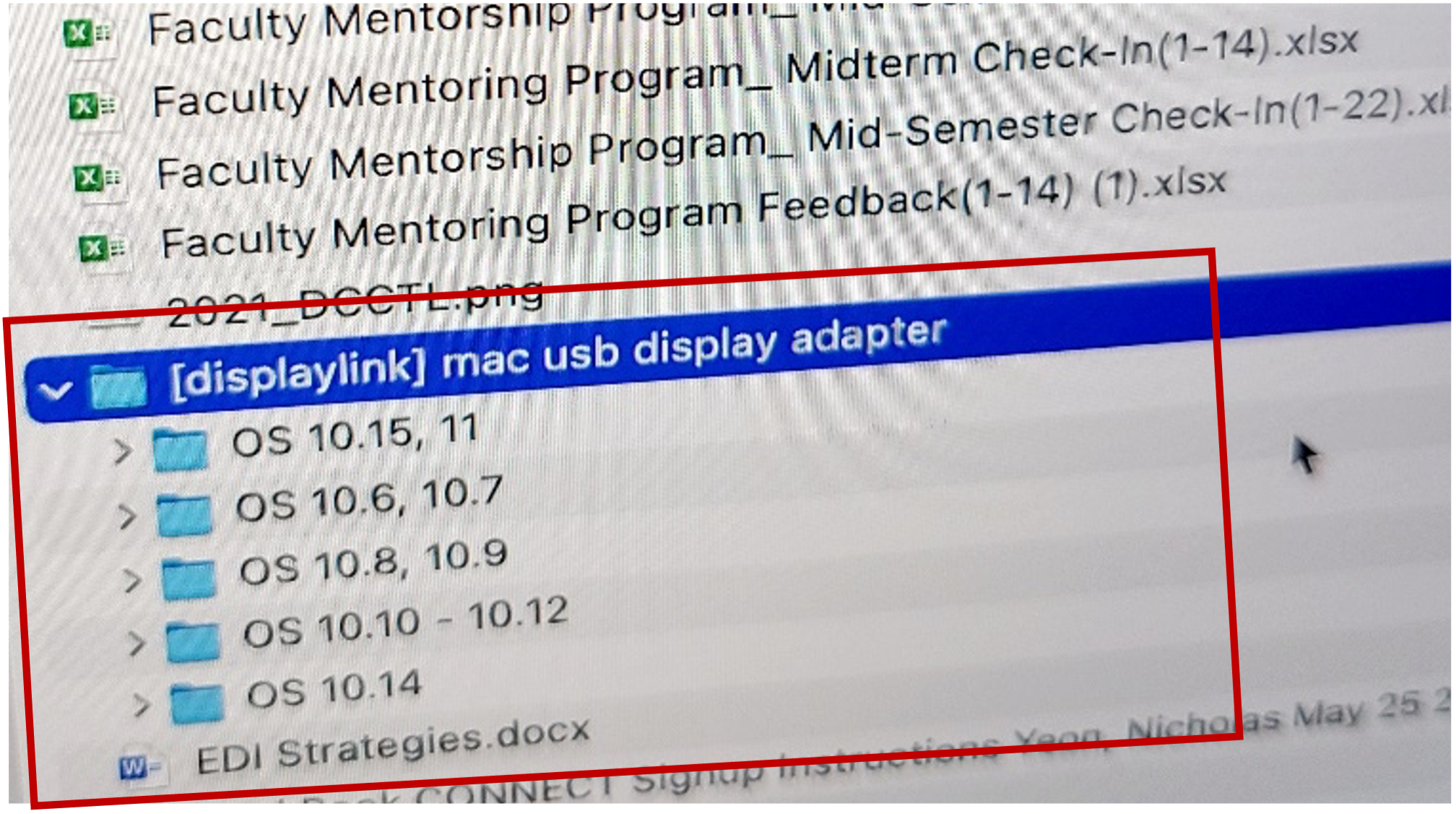 Mac downloads folder select version for operating system