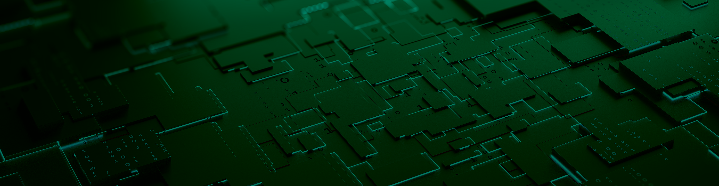 Image of a dark green chipset.