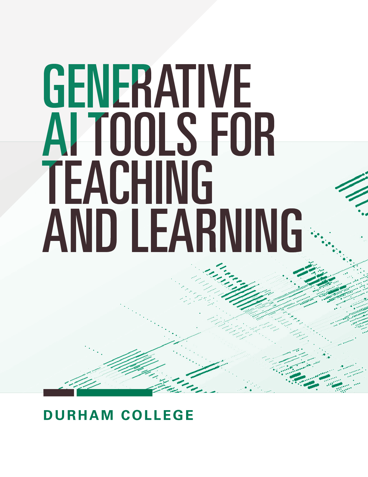 Generative AI Tools for Teaching and Learning Cover