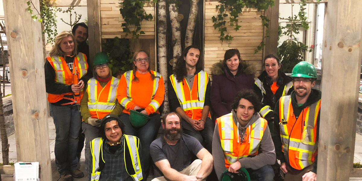 Group picture of Durham College Horticulture Technician students