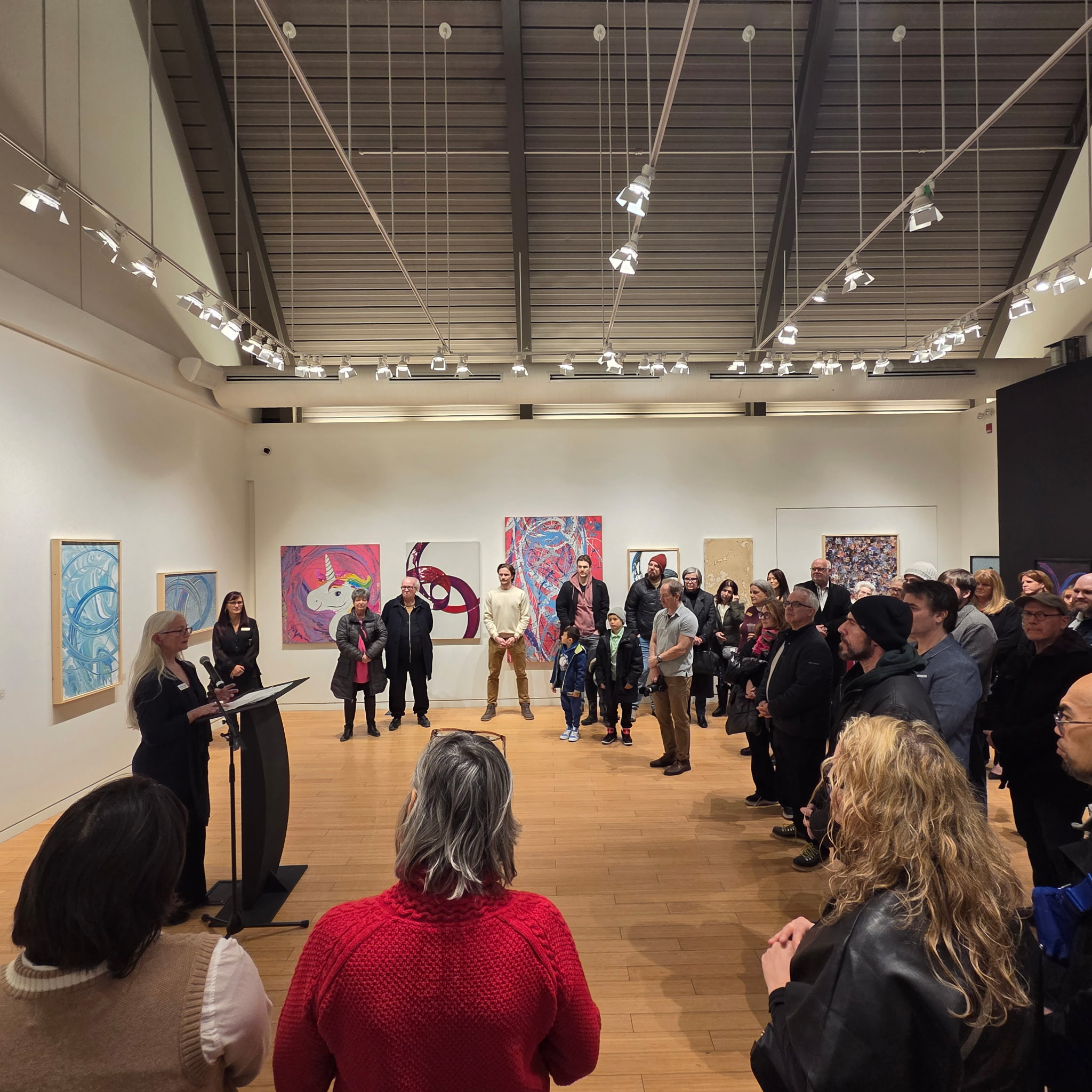 Community comes together to celebrate Game Art student exhibition