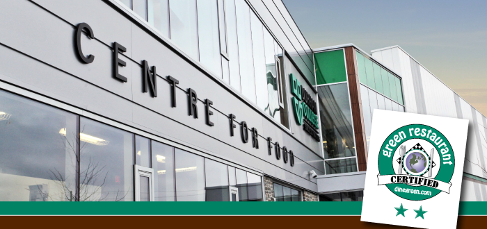 Durham College’s Centre for Food becomes 2 Star Certified Green Restaurant®