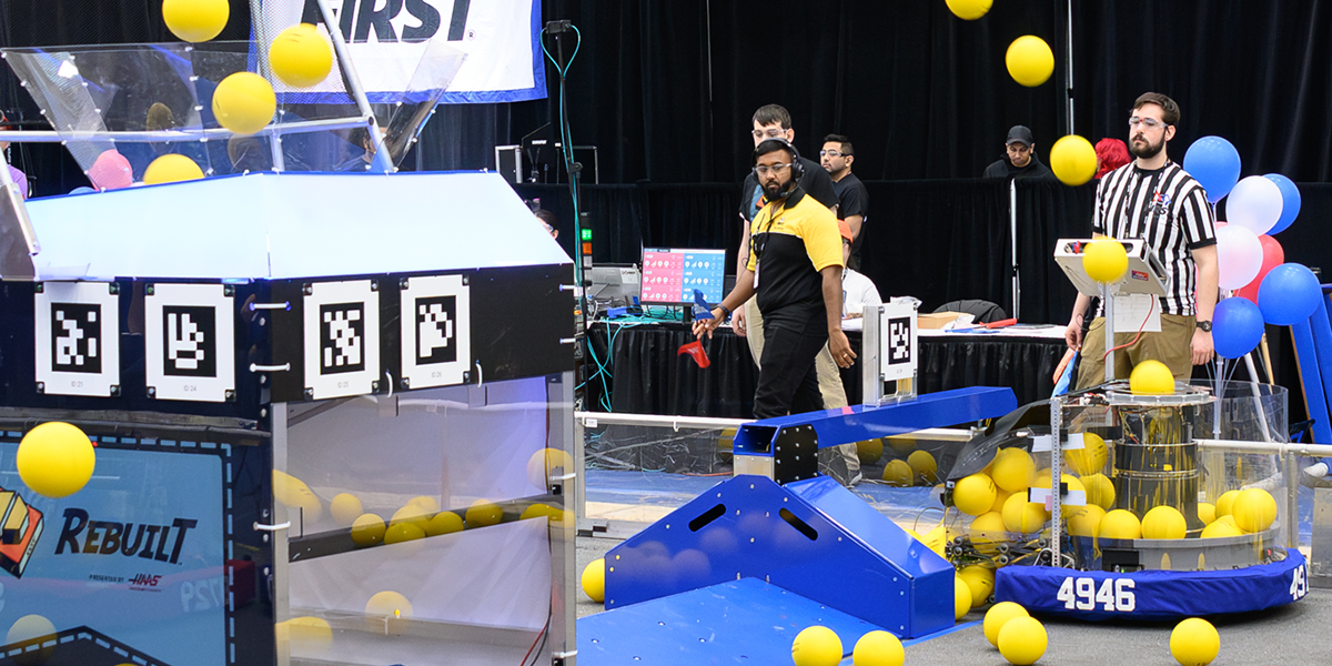 Future innovators shine at FIRST Robotics Competition hosted by Durham College