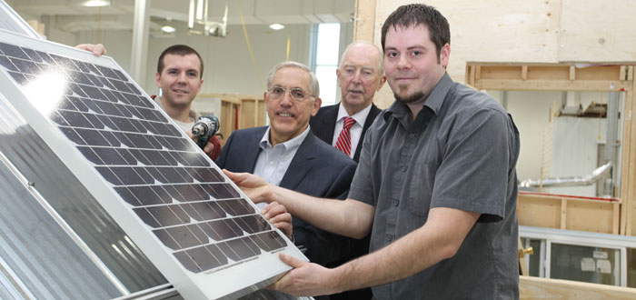 Energy Minister visits Durham College's Whitby campus