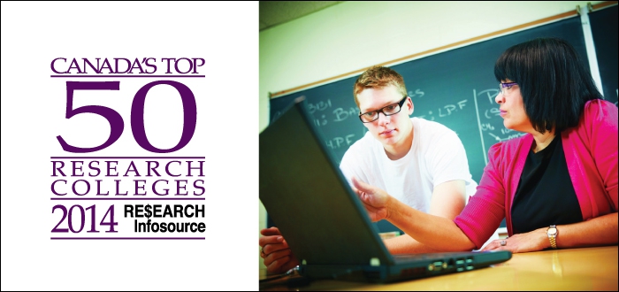 DC named one of Canada’s Top Research Colleges