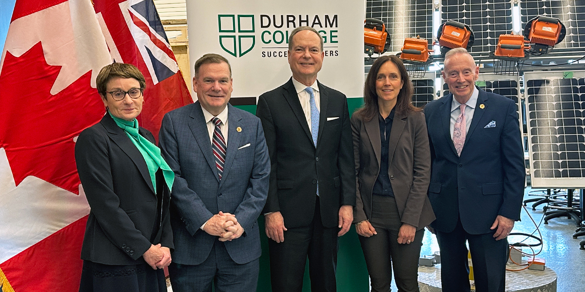 Provincial commitment of nearly $1.3 million will advance the growth of skilled trades training at Durham College