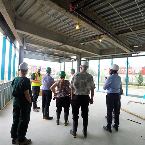 Tours of DCs upcoming new CFCE building.