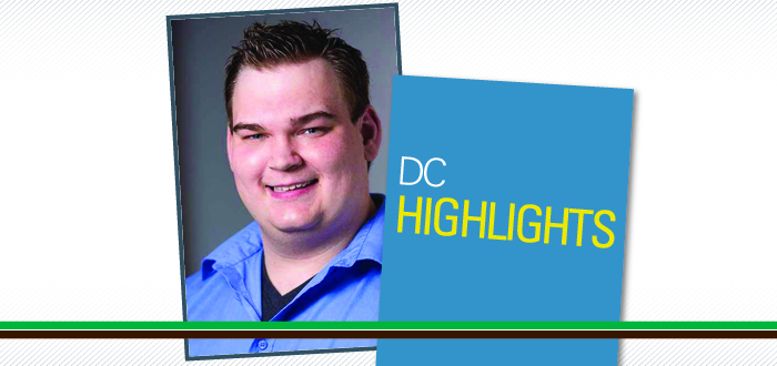DC Highlights banner featuring journalism student Connor Pringle