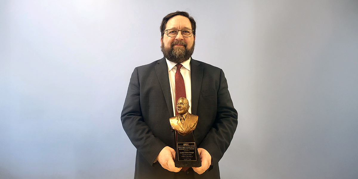 Accomplished faculty member Dalton Burger honoured with Community Leadership Award