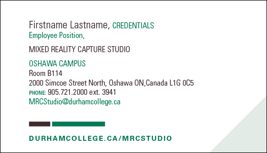 MRC Studio Business Card