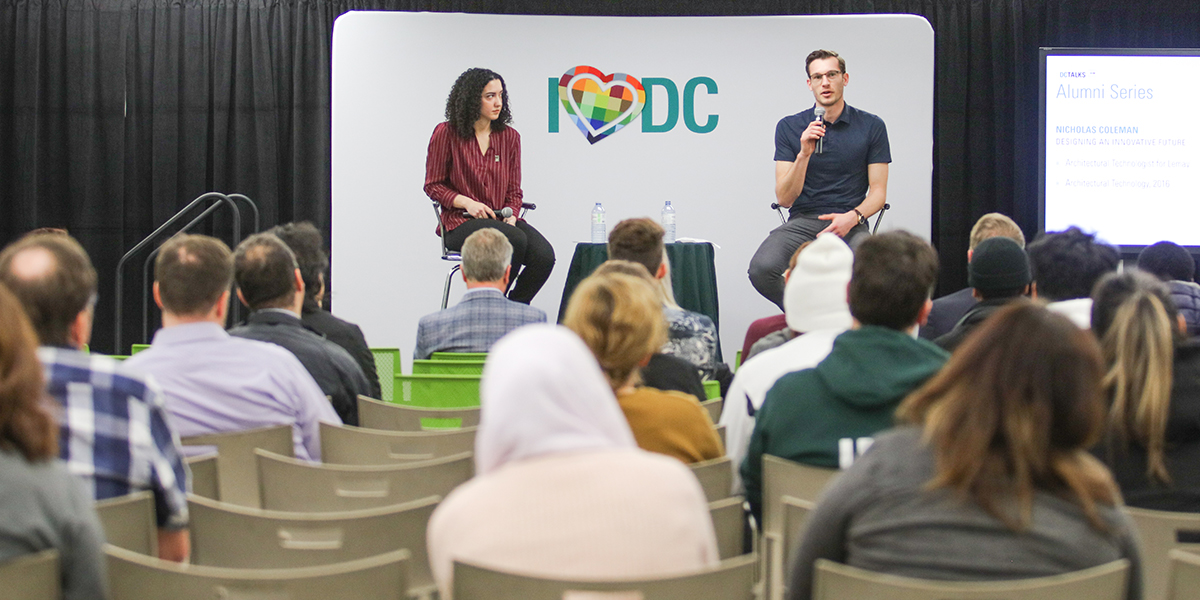 Image for DC grads give advice on life after college at DC Talks: Alumni Series event.