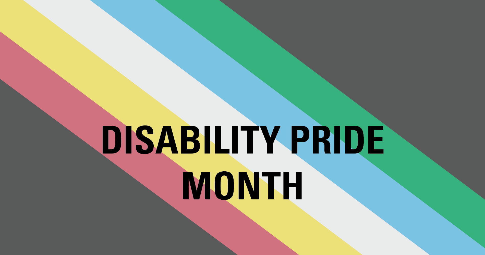 disability pride month flag