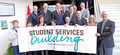 Student Services building opening