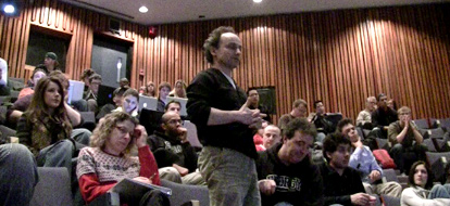 professor Lon Appleby talking during a Global class lecture