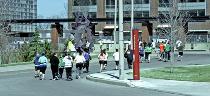 Participants of the DC fifth annual Campus Charity Run