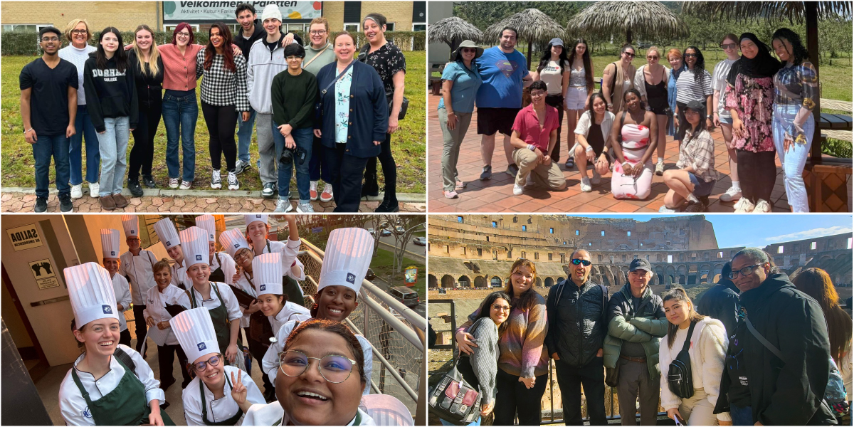 Education goes international for lucky Durham College students