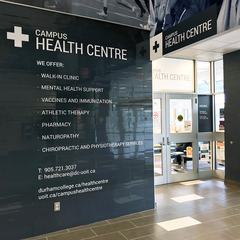 DC students at Health Centre