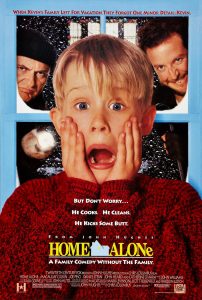 Home Alone, with Kevin McAllister and his hands on his face