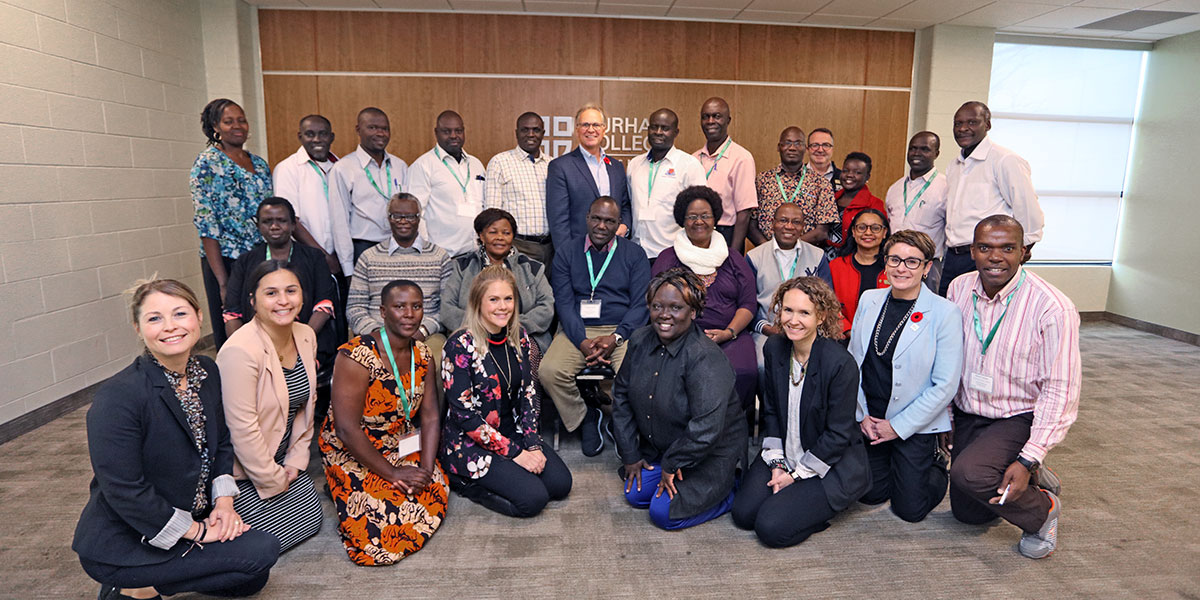 In early November, as part of its participation in the Kenyan Education for Employment Program (KEFEP), Durham College (DC) hosted four days of workshops for delegates from five Kenyan national polytechnics.