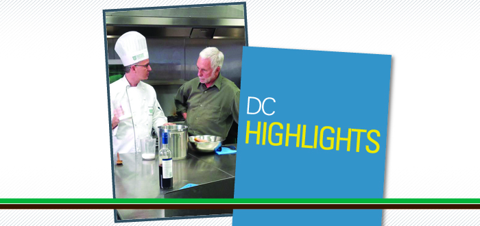 DC Highlights banner featuring Chef Dave from the CFF