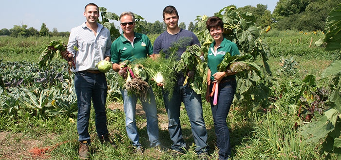 Centre for Food students yield first beet harvest at Windreach Farm