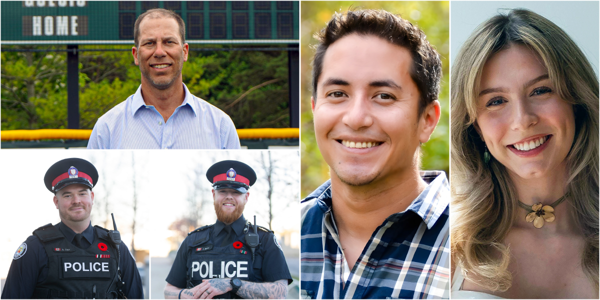 Collage of 2024 Premier's Award nominees' headshots.