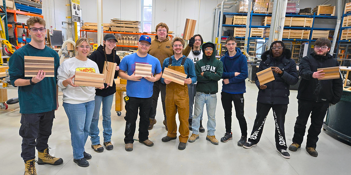 Making the cut: DC Carpentry students craft sustainable creations from scraps