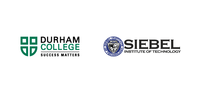 Durham College and Siebel Institute of Technology logos